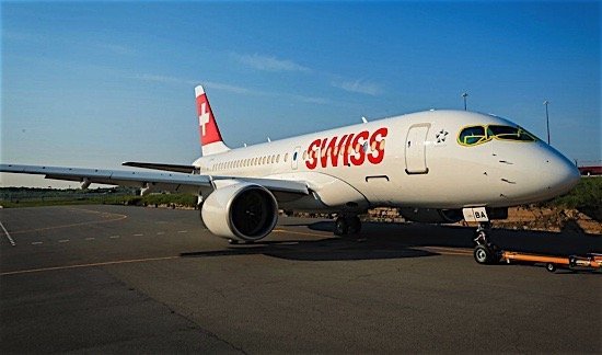 Swiss-Air-Bombardier-CSeries-CS100-Farnborouhg-Air-Show-Quebec-aerospace-indusry-Canada-EDIWeekly