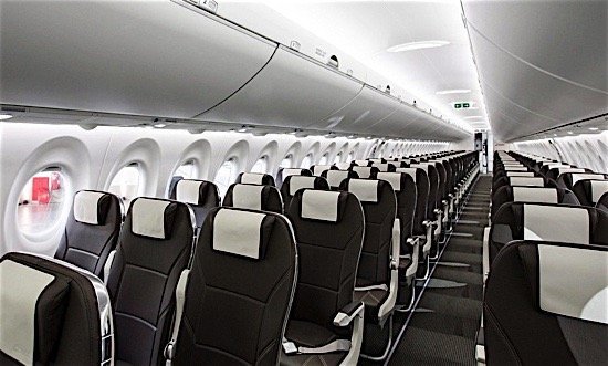 Swiss-Air-Bombardier-CSeries-CS100-interior-Farnborouhg-Air-Show-Quebec-aerospace-indusry-Canada-EDIWeekly